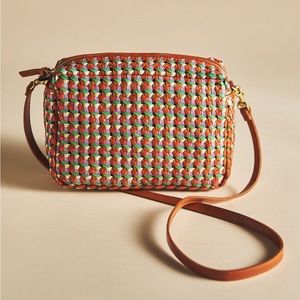 NWT Clare V Mercado Rattan Marisol Bag